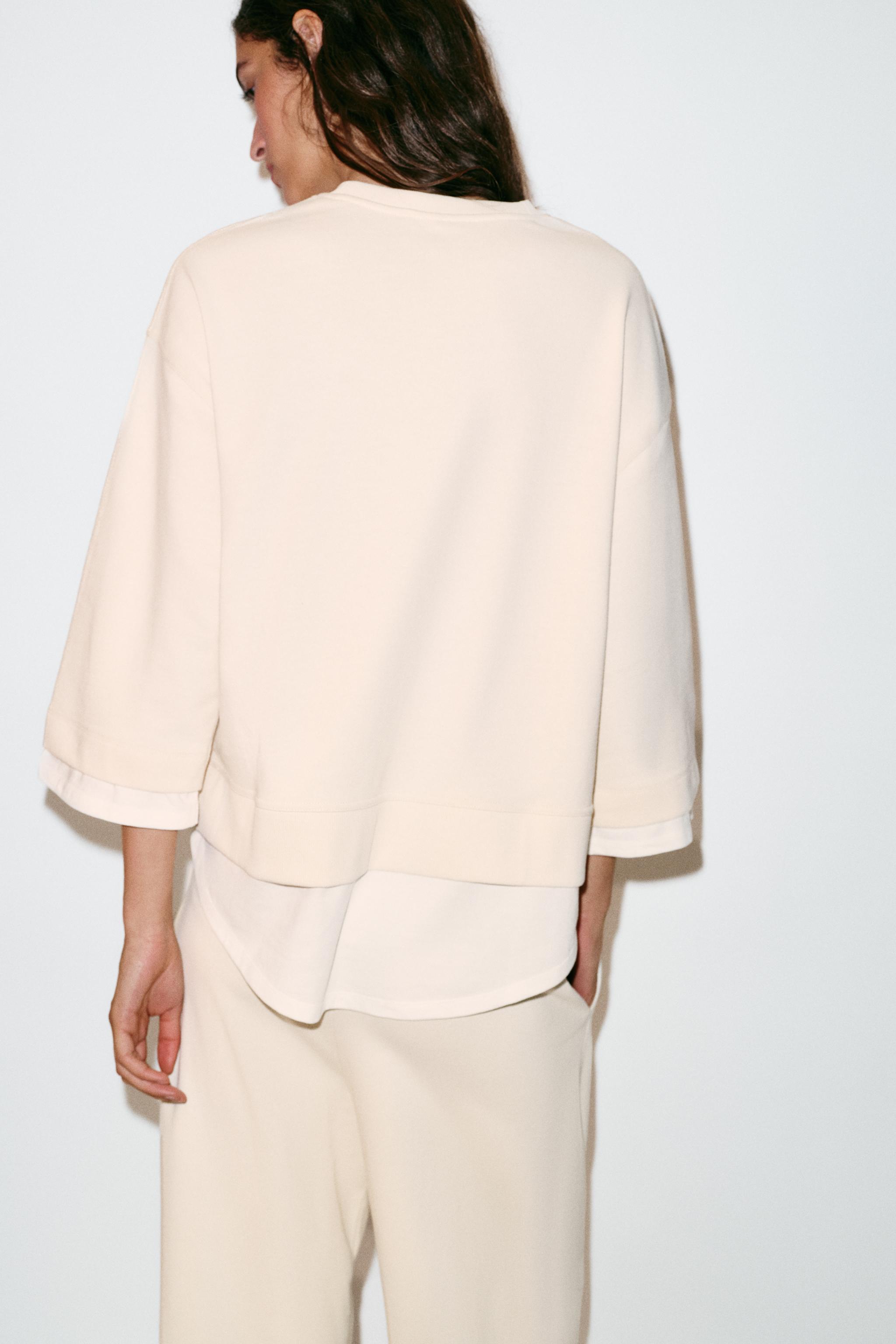 COMBINATION LONG SLEEVE SWEATSHIRT